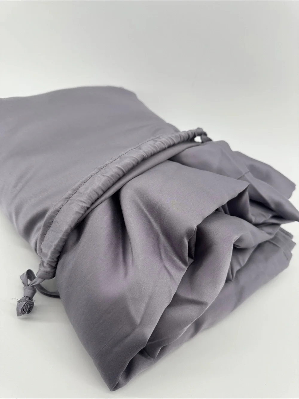 Ettitude Signature Sateen Bamboo King Duvet Cover Color Color Taro NWT
